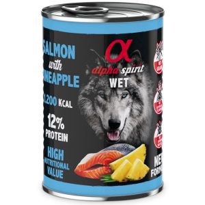 Comida húmeda de Salmón con Piña (400g)