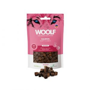 Woolf Cubes Snack Semihúmedo Salmón (100g)