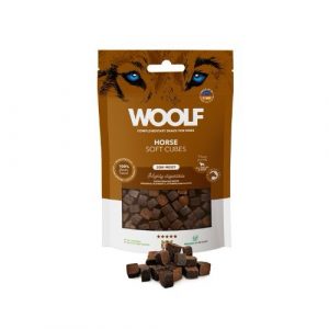 Woolf Cubes Snack Semihúmedo Caballo (100g)