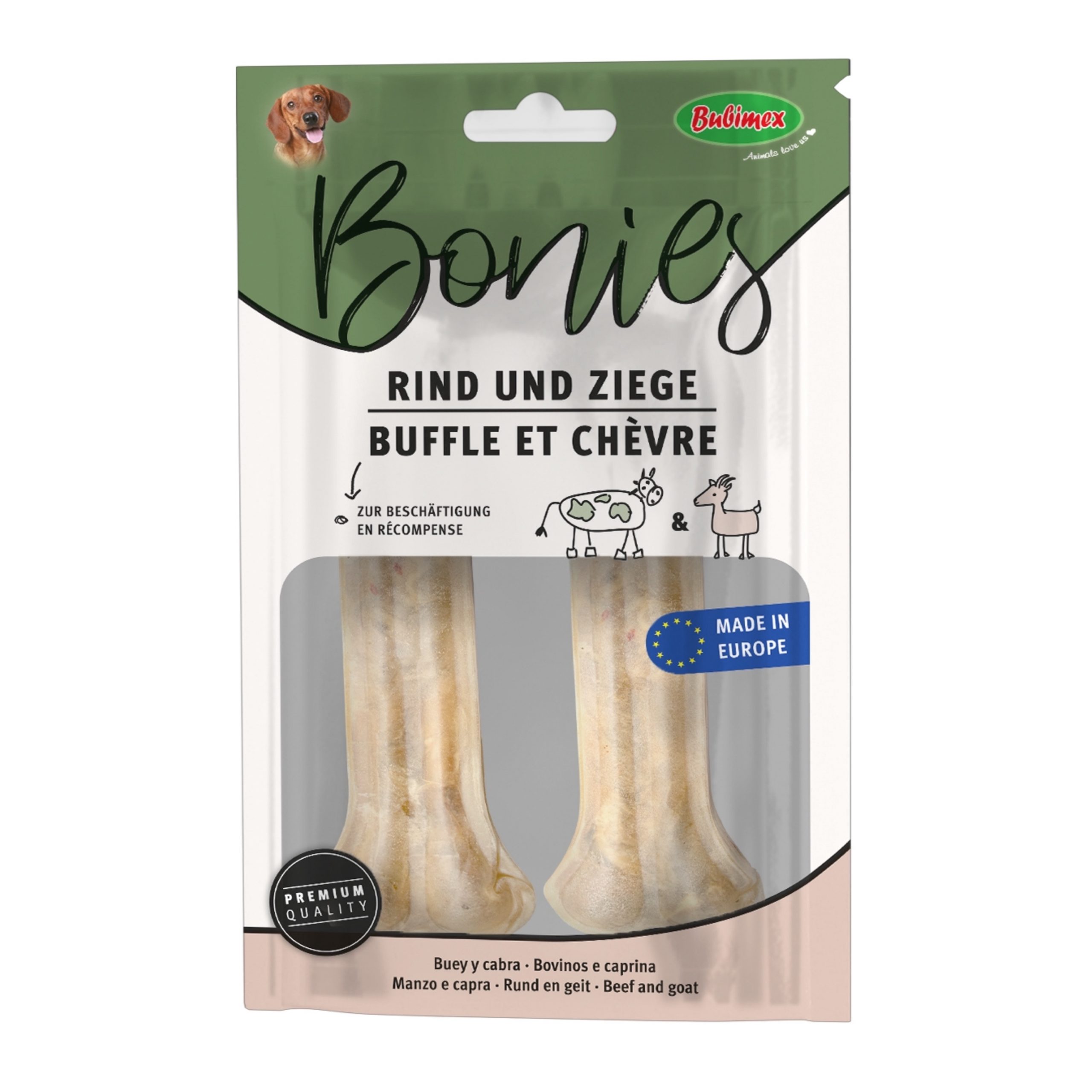 Bonies Hueso Relleno de Cabra 12cm