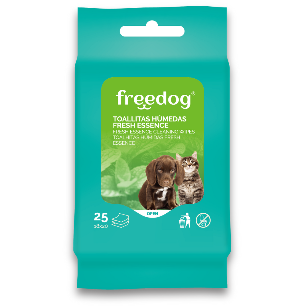 Freedog - Toallitas Húmedas Aloe-Vera (pocket)