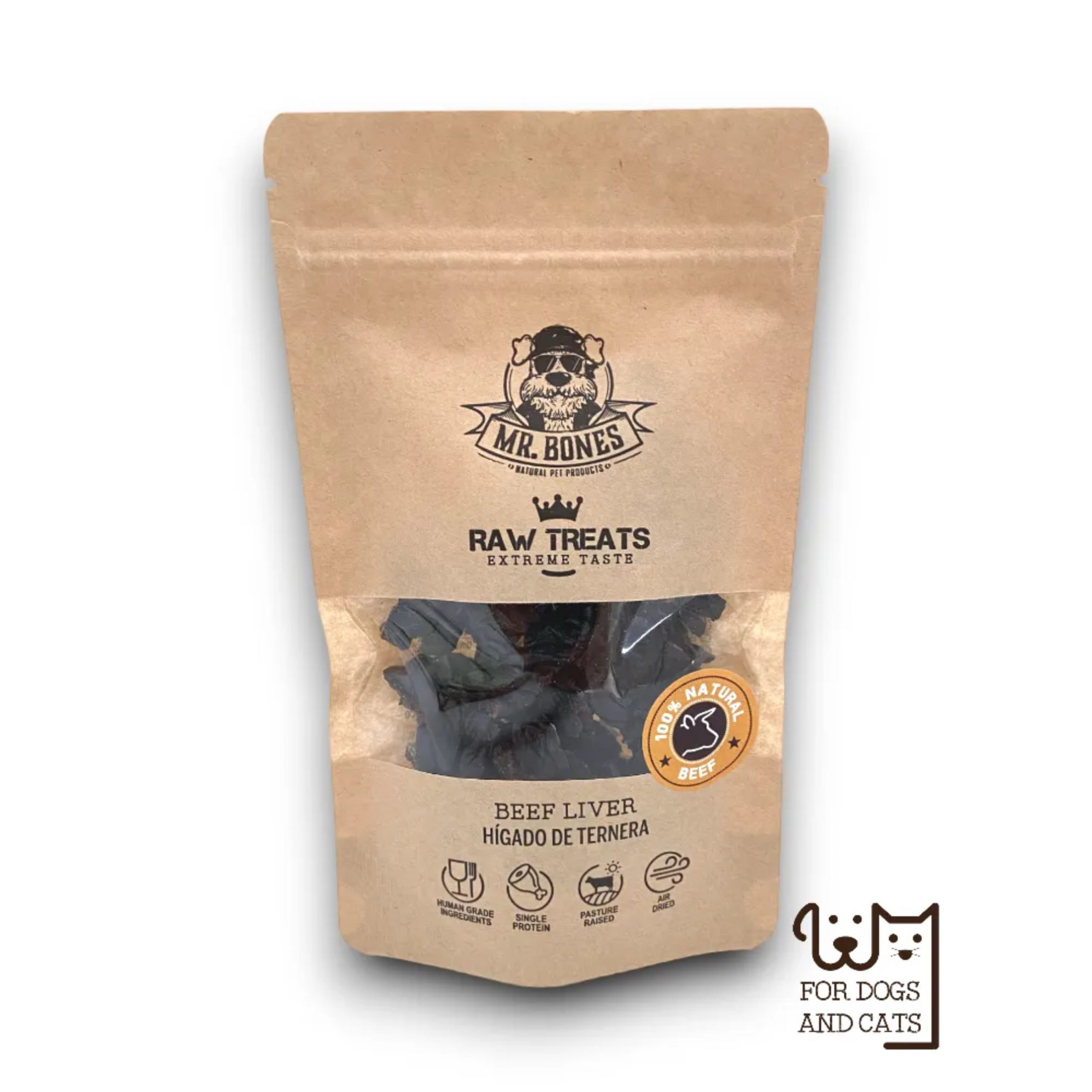Raw Treats Hígado de Ternera - Para perro y gato