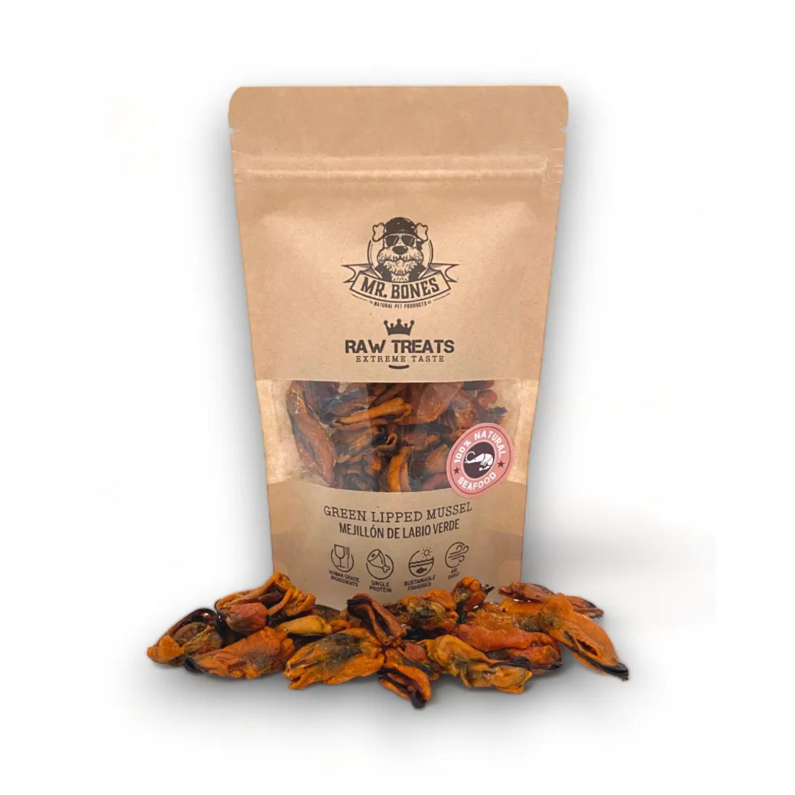 Raw Treats Mejillón de Labio Verde - Para perro y gato - Imagen 3