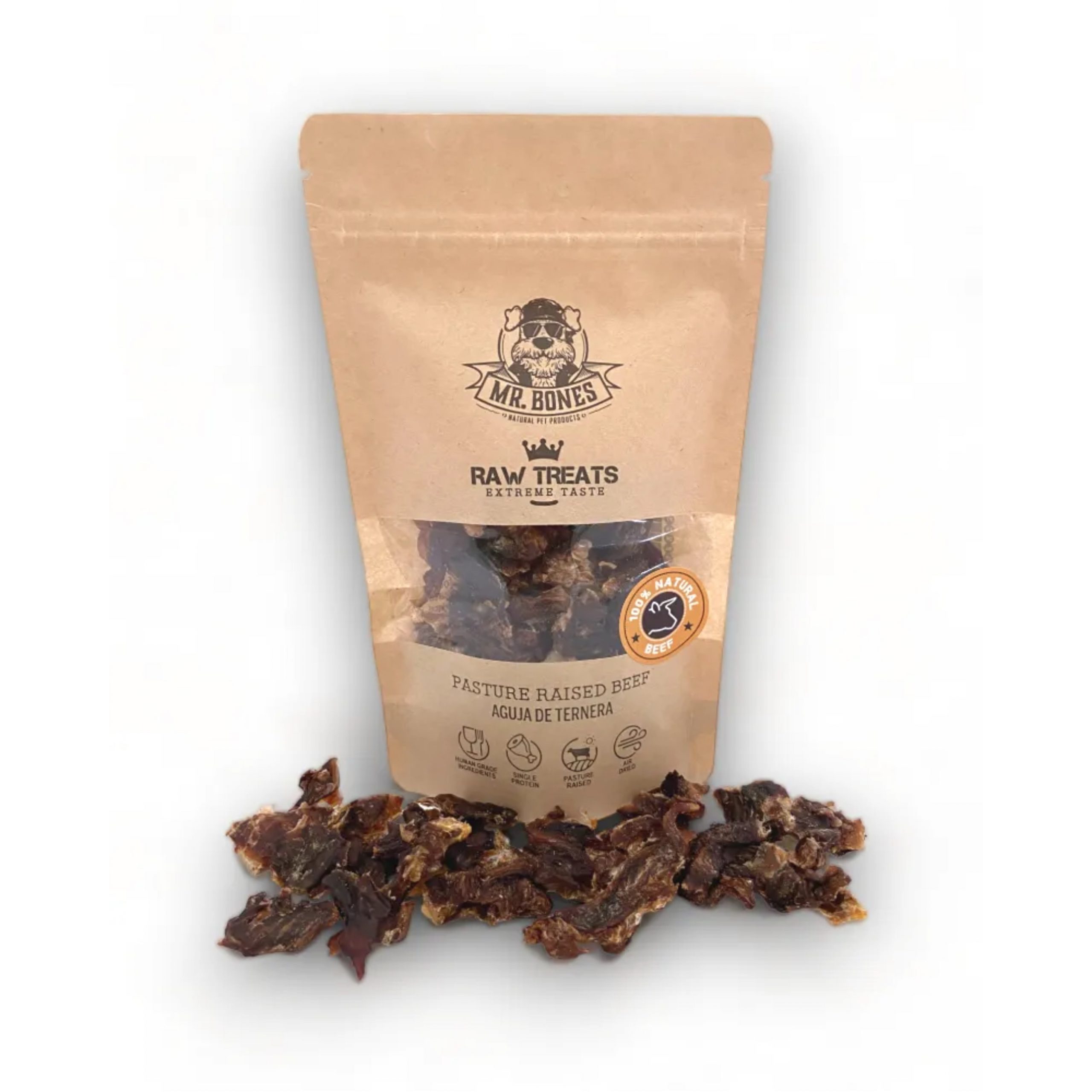 Raw Treats Aguja de ternera - Para perro y gato - Imagen 3