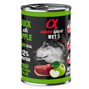 Comida húmeda de Pato con Manzana (400g)