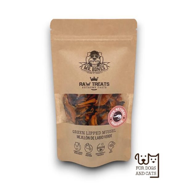 Raw Treats Mejillón de Labio Verde - Para perro y gato