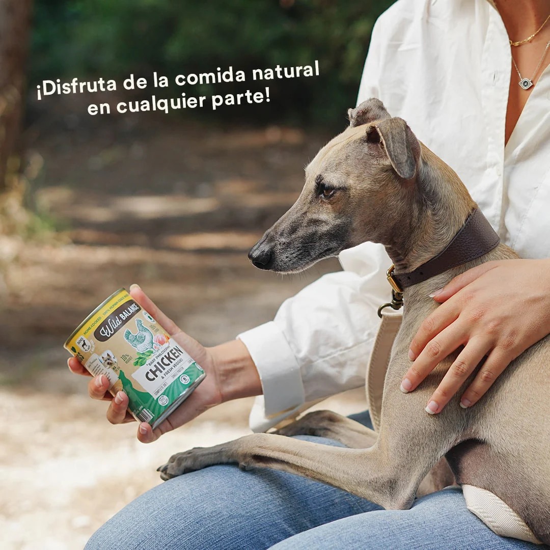 Lata de Pollo con verduras frescas para Perros (400gr) - Wild Balance - Imagen 5