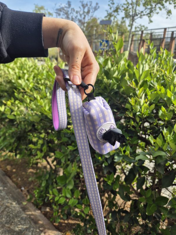 Porta bolsas "Vichy Lavanda" - Imagen 2