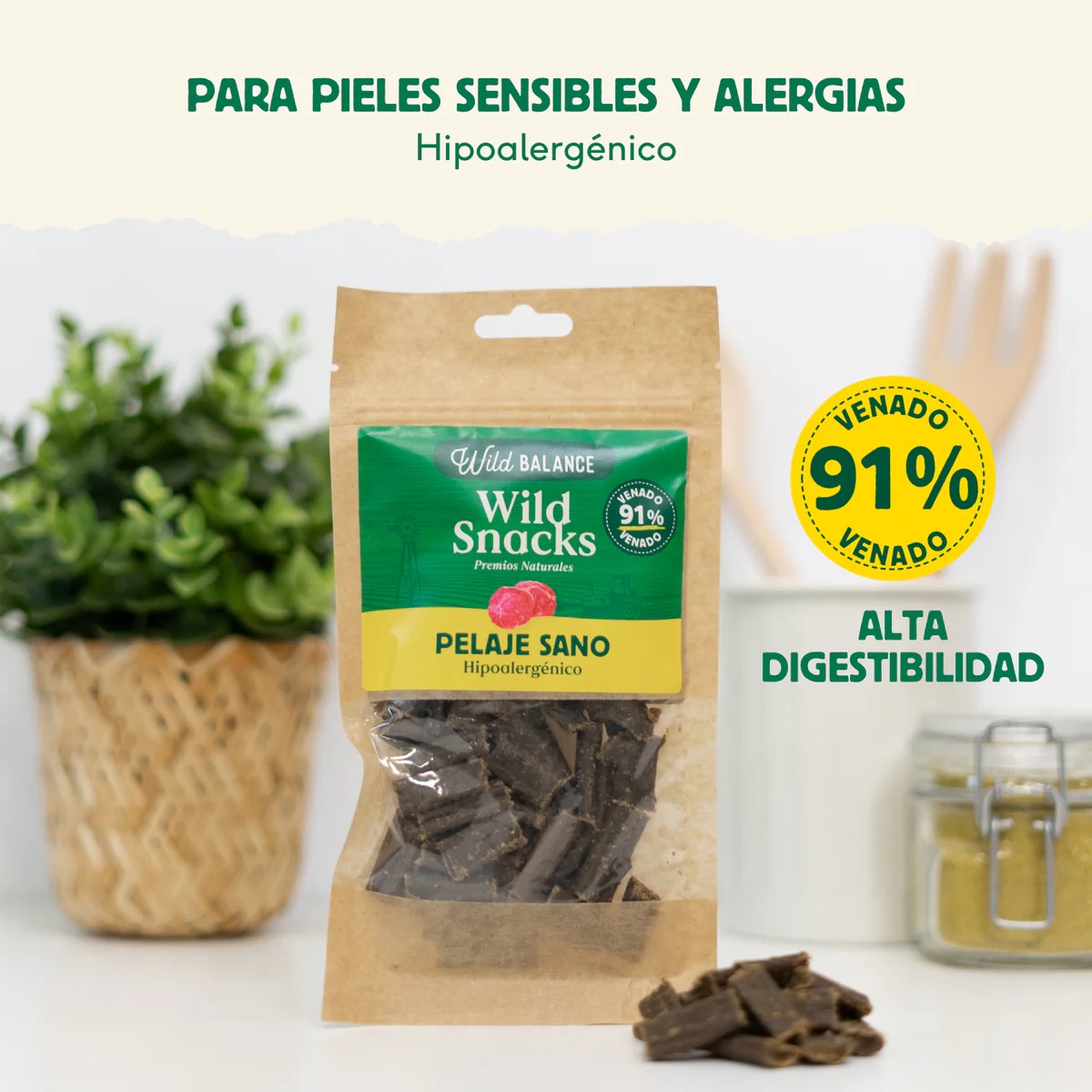 Wild Snacks Pelaje Sano - Wild Balance - Imagen 2