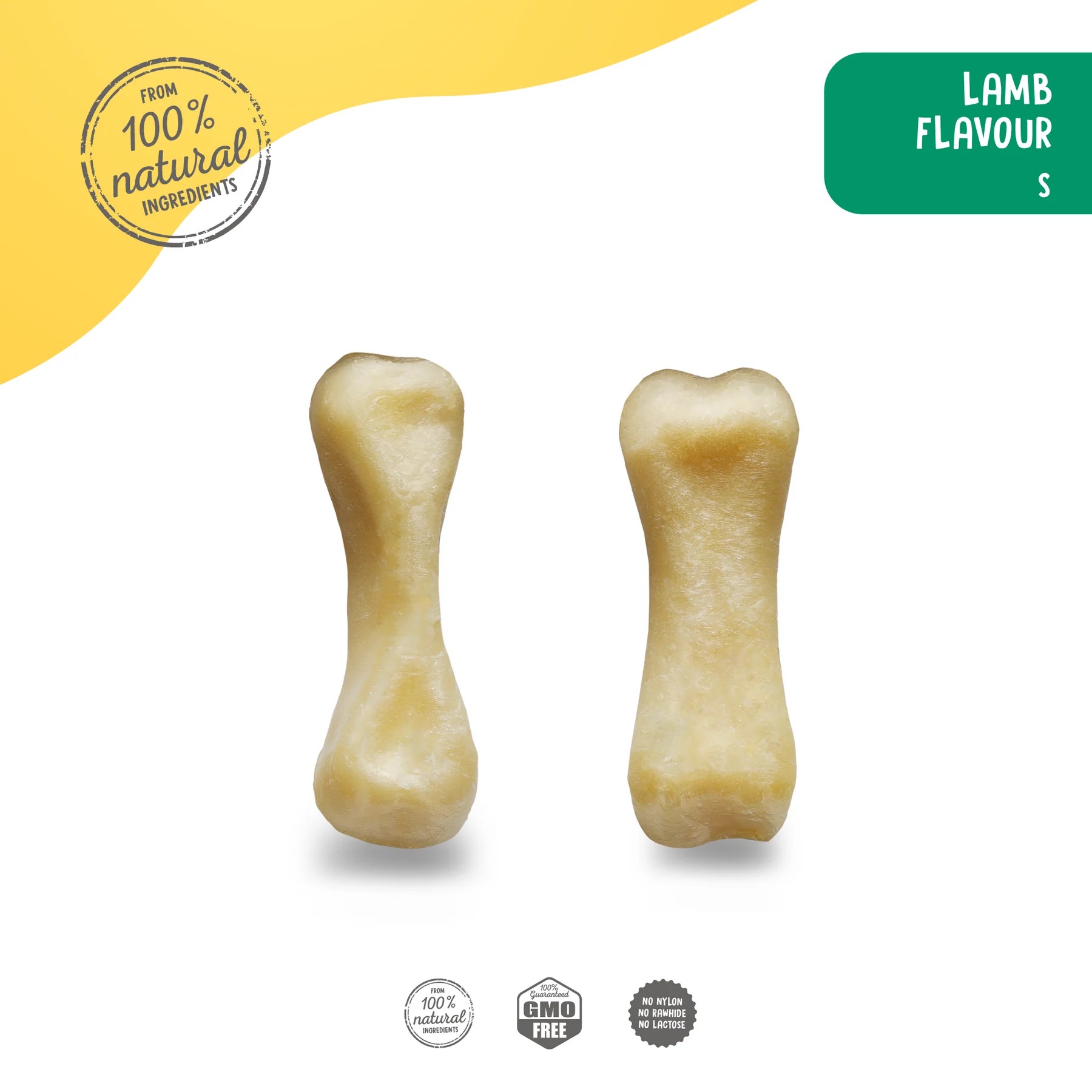 Plutos - Hueso de Queso & Cordero para perros - Imagen 6