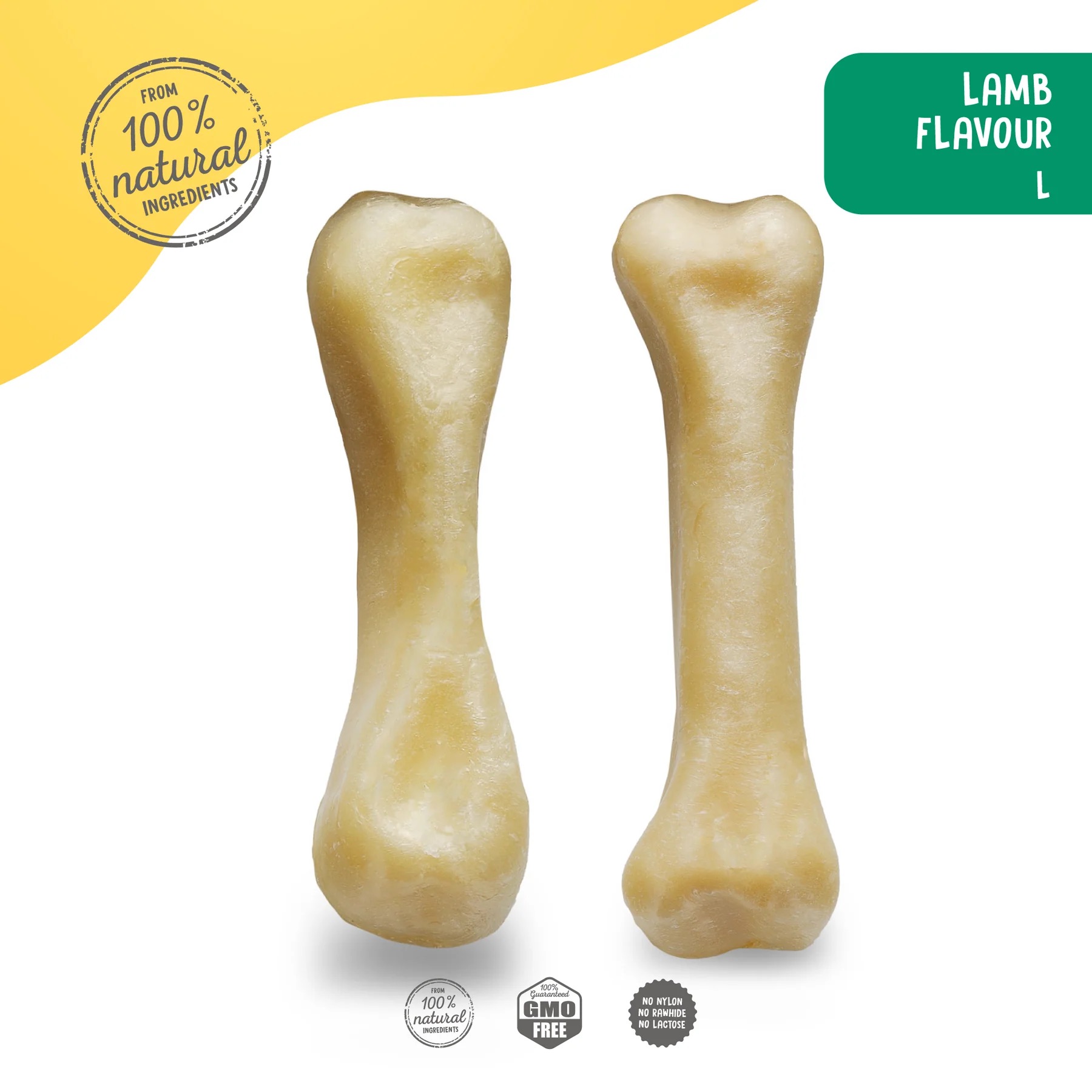 Plutos - Hueso de Queso & Cordero para perros - Imagen 8