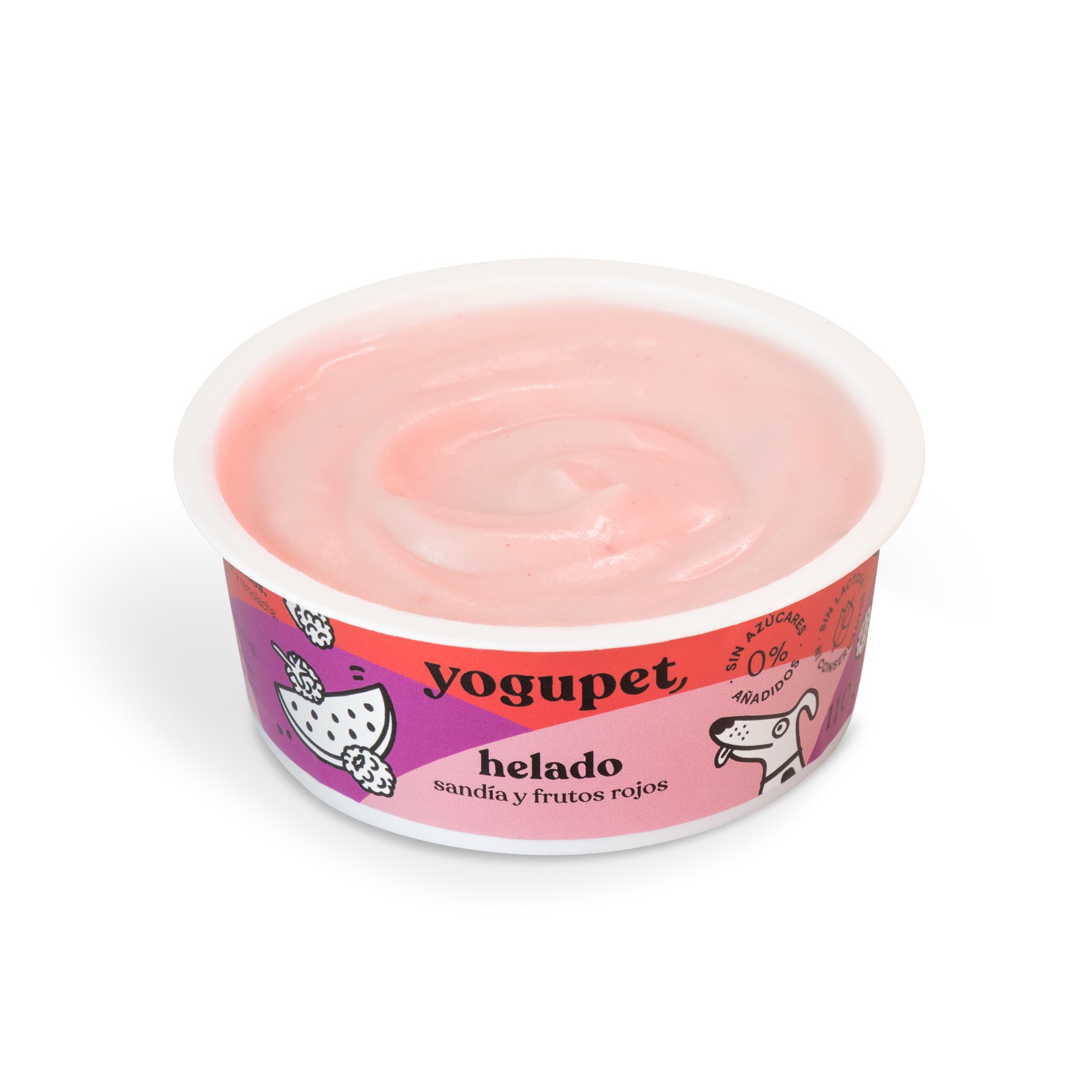 Yogupet - Helado de Sandía y Frutos Rojos - Imagen 2