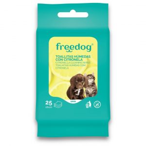 Freedog - Toallitas Húmedas Citronela (pocket)