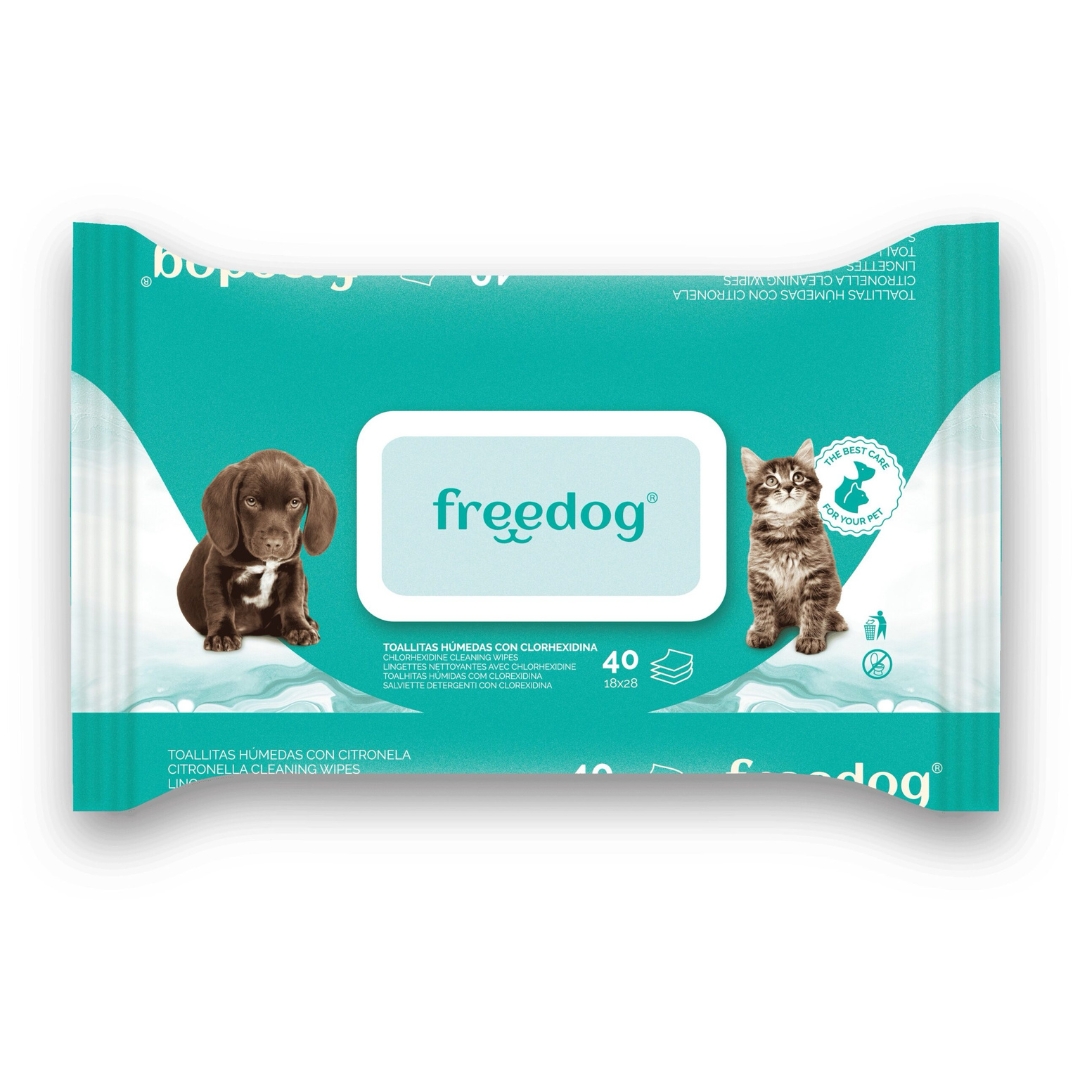 Freedog - Toallitas Húmedas Clorhexidina