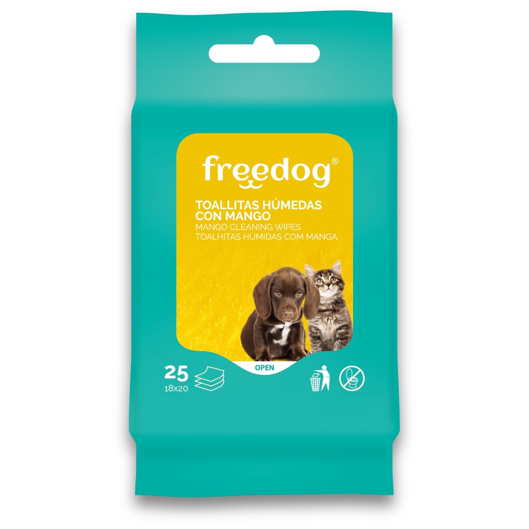 Freedog - Toallitas Húmedas Mango (pocket)