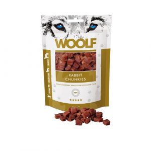 Woolf - Dados de Conejo para Perros y Gatos (100gr)