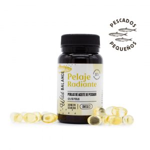 PELAJE RADIANTE - Cápsulas Omega 3 de aceite de pescado