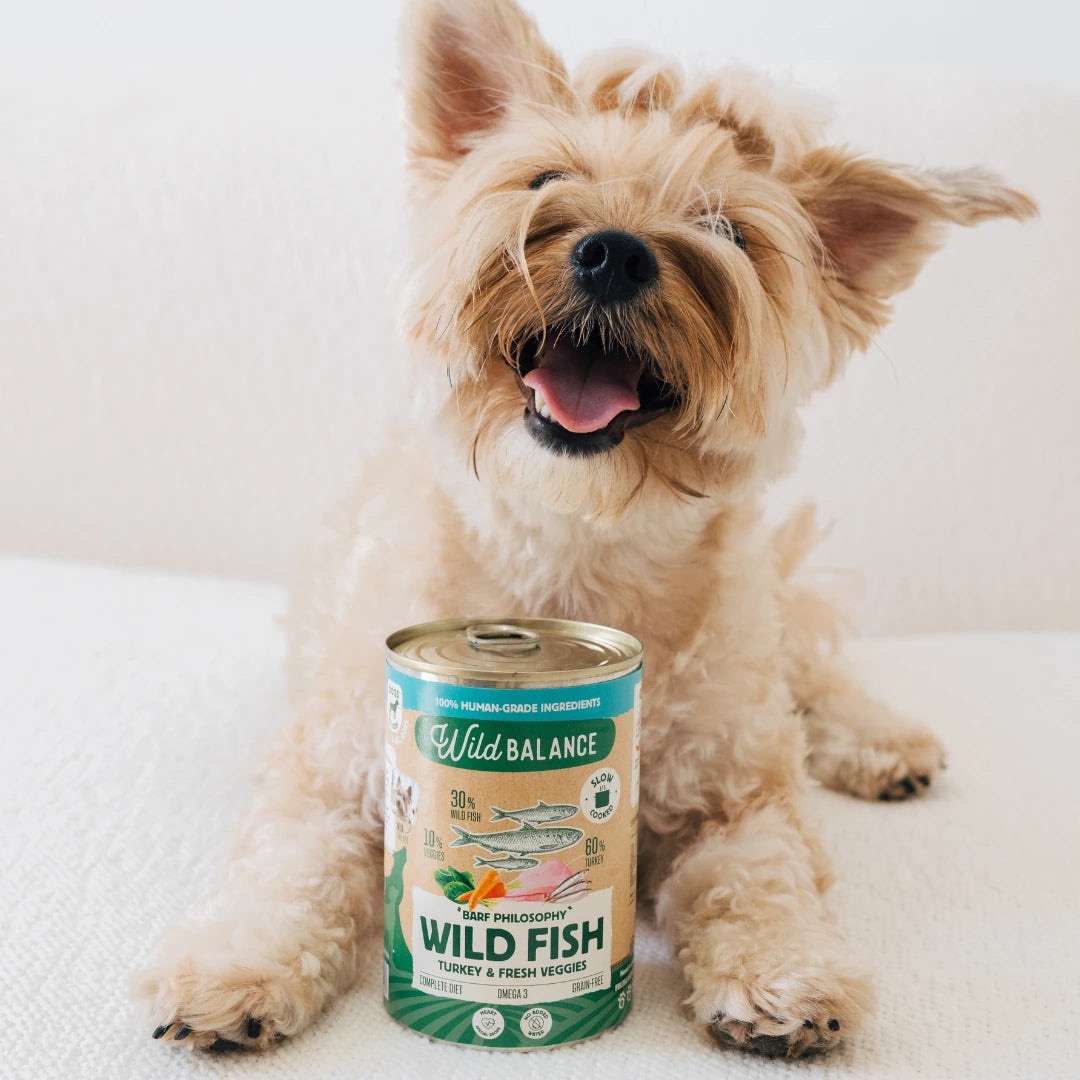 Lata de Pescado y Pavo para perros (400gr) - Wild Balance - Imagen 7