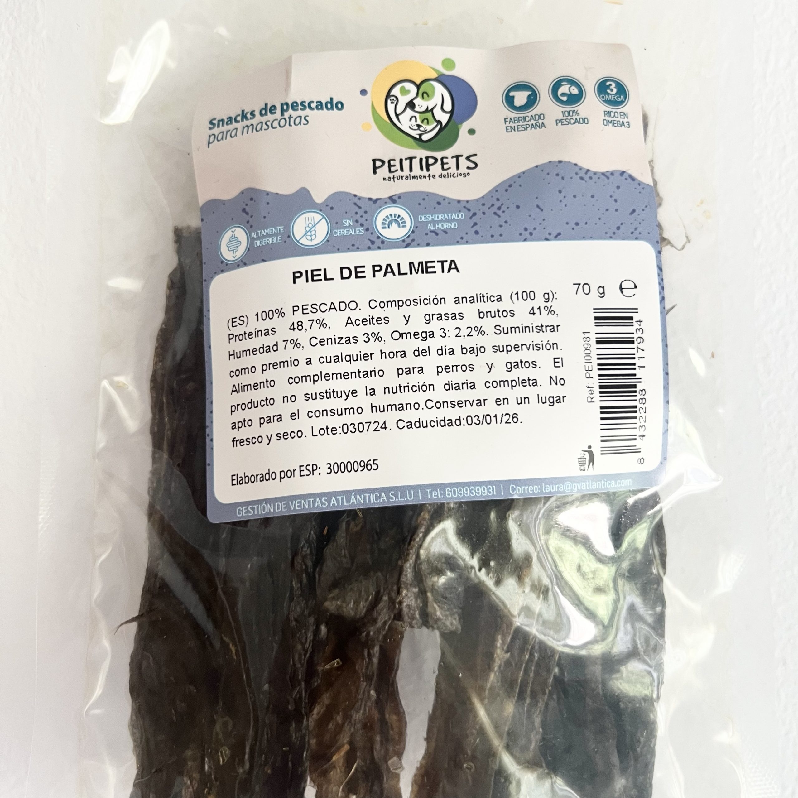 Piel de Palmeta - 70g - Imagen 2