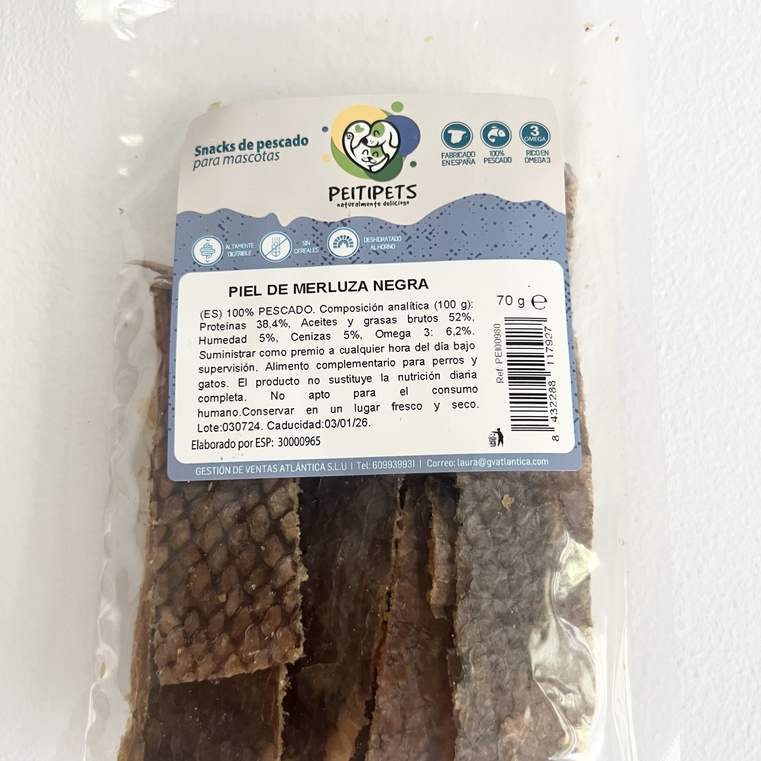 Piel de Merluza Negra - 70g - Imagen 2