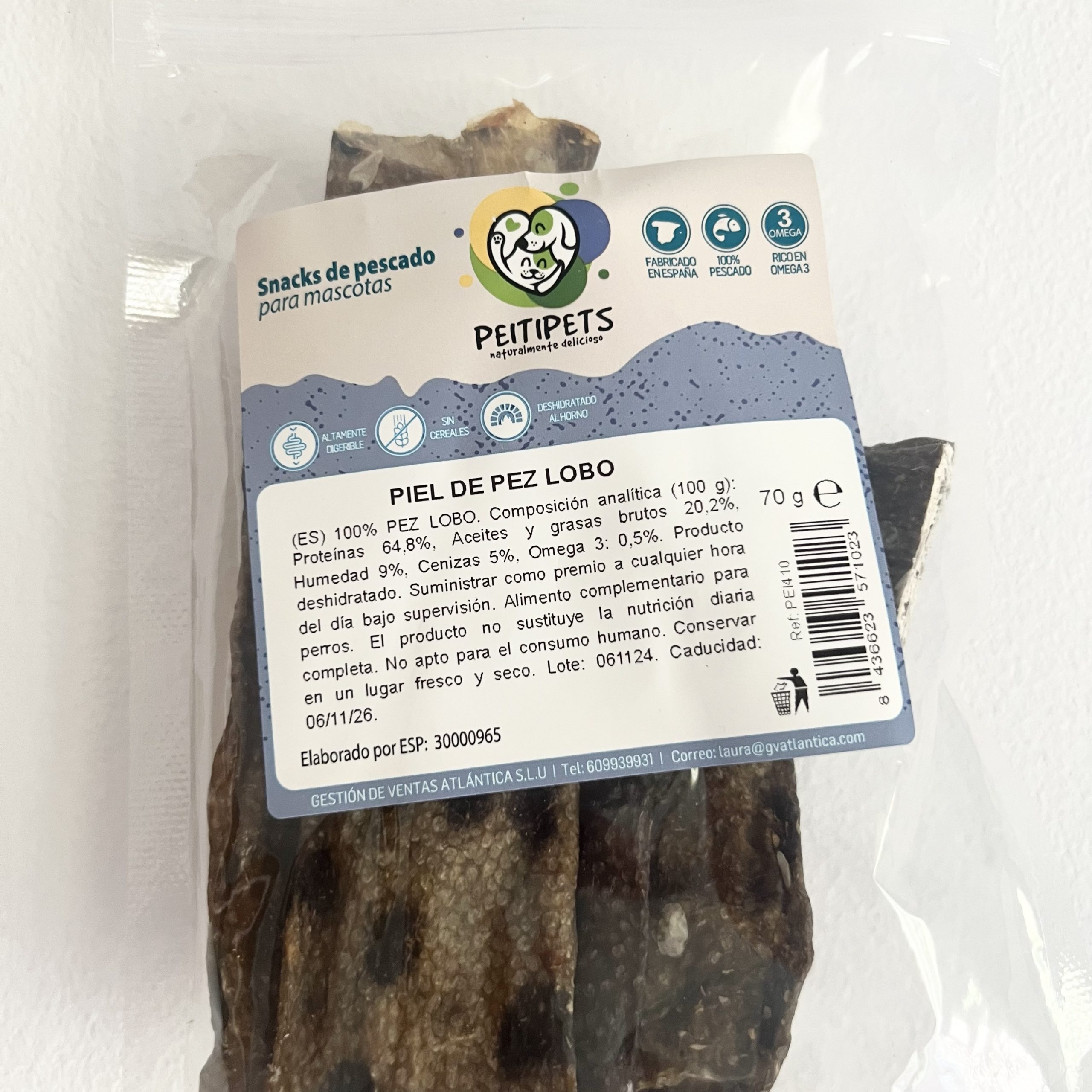 Piel de Pez Lobo - 70g - Imagen 2