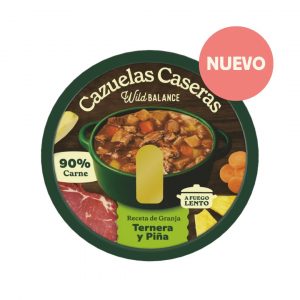 Cazuela casera de Ternera y Piña para perros 280g